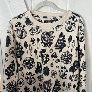 Super Massive Mushroom Crew Sweatshirt LARGE